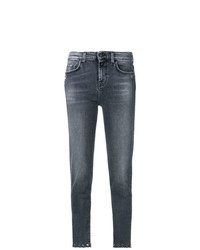 7 For All Mankind Ring Detail Skinny Jeans