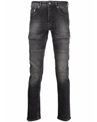 Neil Barrett Skinny Cut Panelled Jeans