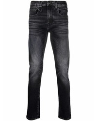R13 Skinny Cut Washed Jeans