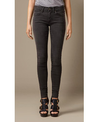 Burberry Skinny Fit Low Rise Hand Sanded Jeans