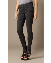 Burberry Skinny Fit Low Rise Hand Sanded Jeans