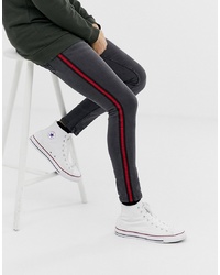 Brave Soul Skinny Jeans With Taping