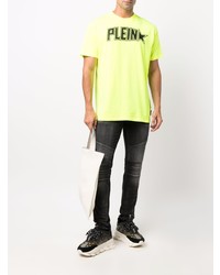 Philipp Plein Slim Fit Biker Style Jeans