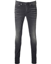 Neil Barrett Super Skinny Jeans In Slate Grey