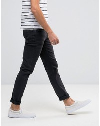 Cheap Monday Tight Skinny Jeans Cut Gray Knee Rips