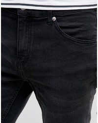 Cheap Monday Tight Skinny Jeans Cut Gray Knee Rips