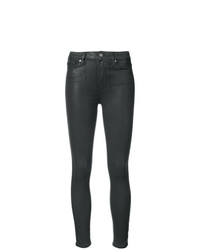 Paige Waxed Skinny Jeans