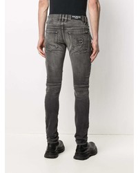 Balmain Zip Detail Denim Jeans