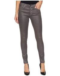 AG Adriano Goldschmied The Leggings Ankle In Leatherette Light Field Stone Casual Pants