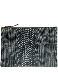 Clare Vivier Clare V Snake Flat Clutch, $30, Rent The Runway