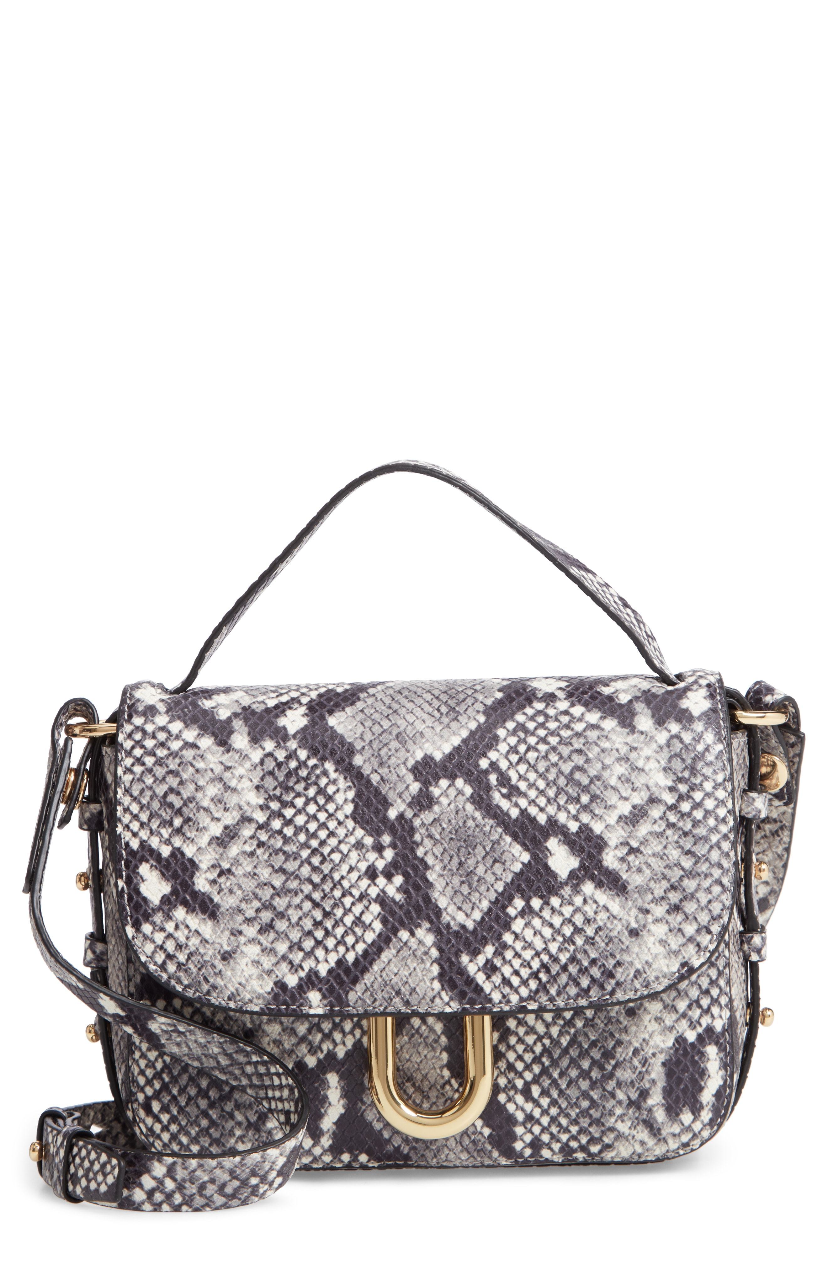 J.Crew Harper Snake Embossed Leather Crossbody Bag, $98 | Nordstrom ...