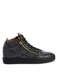 Giuseppe Zanotti Frankie Leather High Top Sneakers