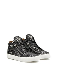 Giuseppe Zanotti Kriss Snakeskin Effect Sneakers