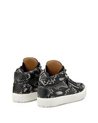 Giuseppe Zanotti Kriss Snakeskin Effect Sneakers