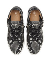 Giuseppe Zanotti Kriss Snakeskin Effect Sneakers