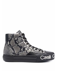 Roberto Cavalli Snakeskin Print Sneakers