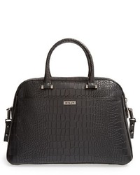 Milly Ginza Matte Croc Embossed Satchel