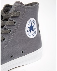 Converse Chuck Taylor All Star Ii Hi Top Sneakers In Gray 150147c