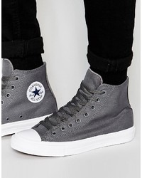 Converse Chuck Taylor All Star Ii Hi Top Sneakers In Gray 150147c