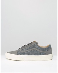 Vans Old Skool Tweed Sneakers In Gray Va2xs6jw5