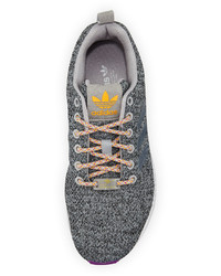 adidas Zx Flux Textile Sneaker Solid Greysolar Gold