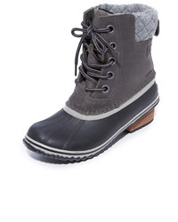 Charcoal Snow Boots