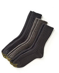 Gold Toe Blackgrey Aquafx Weekend Socks 3 Pack