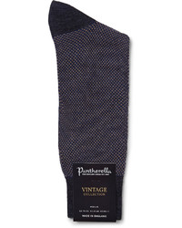 Pantherella Blenheim Birdseye Merino Wool Blend Socks