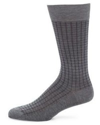 Pantherella Gifford Mini Gingham Grid Socks