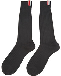 Thom Browne Grey Cotton Socks