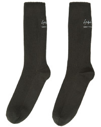 Yohji Yamamoto Grey Military Socks