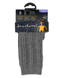 Smartwool Cable Socks Medium Grey Heather Large
