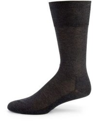 Falke Solid Cotton Knit Socks