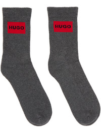 Hugo Two Pack Gray Label Socks