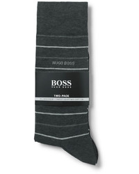 Hugo Boss Two Pack Stretch Cotton Blend Socks