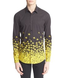 Charcoal Star Print Shirt