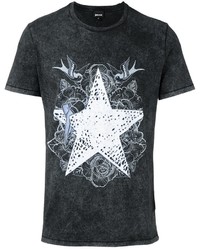 Charcoal Star Print T-shirt