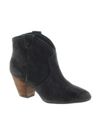 Ash Jalouse Suede Mid Heel Ankle Boots