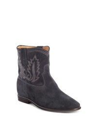 Isabel Marant Crisi Embroidered Western Bootie