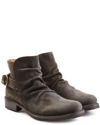 Fiorentini+Baker Fiorentini Baker Suede Buckle Back Ankle Boots