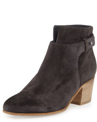 Vince Harriet Suede Ankle Boot Pewter