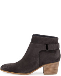 Vince Harriet Suede Ankle Boot Pewter