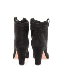Gianvito Rossi Pearl Suede Ankle Boots