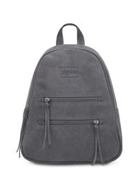Charcoal Suede Backpack