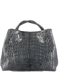 Nancy Gonzalez Crocodile Handle Bag
