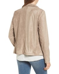 Cupcakes And Cashmere Finleigh Faux Suede Moto Jacket
