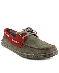 GBX 13404 Gray Suede Boat Shoes