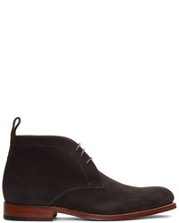 Grenson Grey Suede Marcus Boots