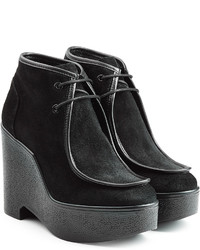 Robert Clergerie Suede Wedge Boots