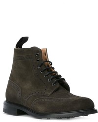 Church's Brogue Detail Lace Up Boots